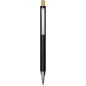 Stylo bille en aluminium recyclé Cyrus (encre bleue) – vue 4