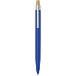 Stylo bille en aluminium recyclé Nooshin (encre bleue) – vue 3