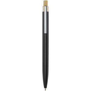 Stylo bille en aluminium recyclé Nooshin (encre noire) – vue 3