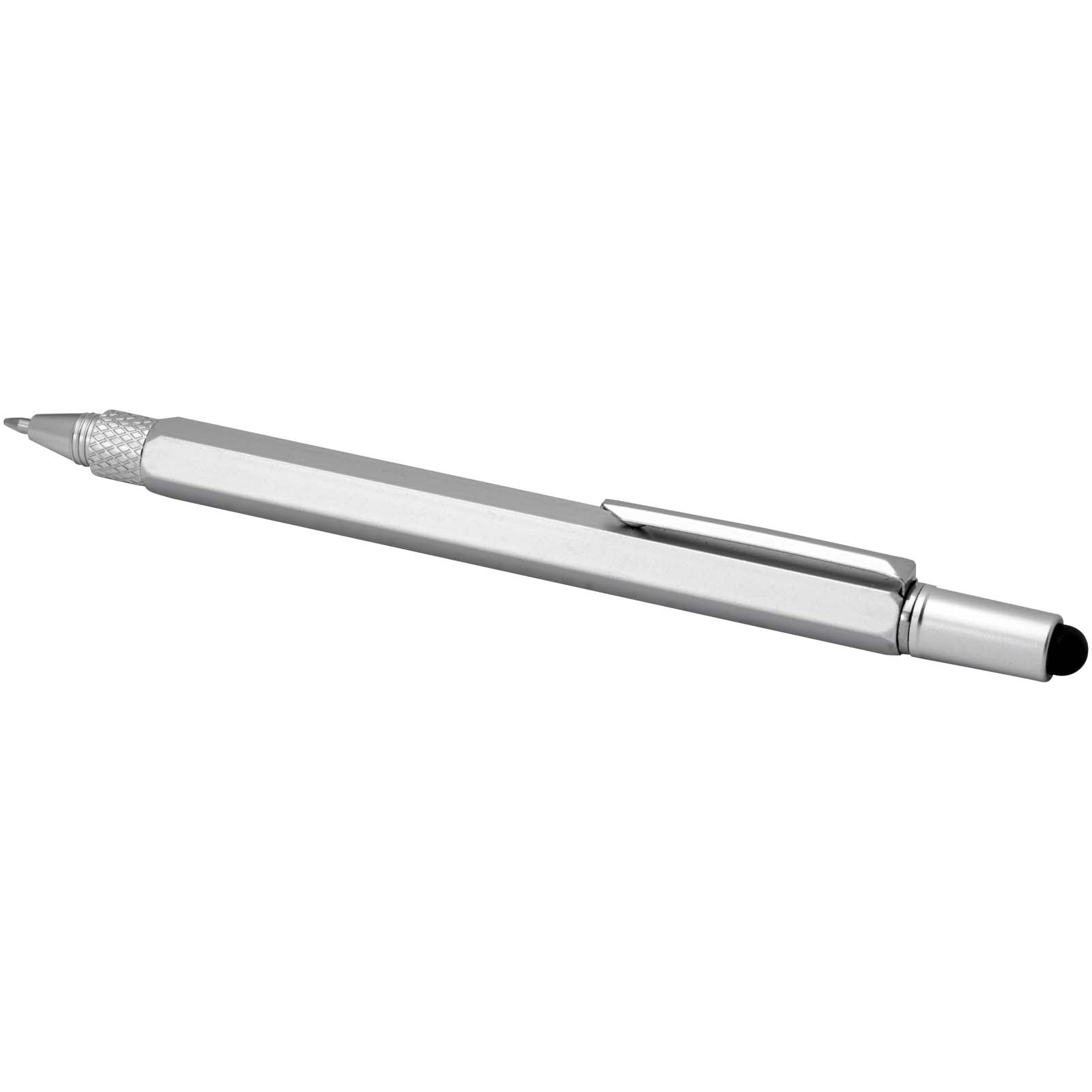 Stylo multifonction Dora en aluminium recyclé (encre noire) Stylo multifonction Dora en aluminium recyclé (encre noire) – vue 2