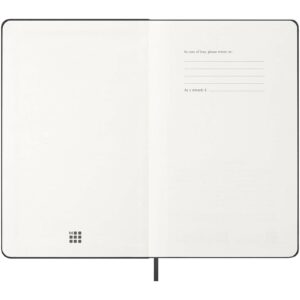 Agenda L vertical 12 mois Moleskine à couverture rigide – vue 2