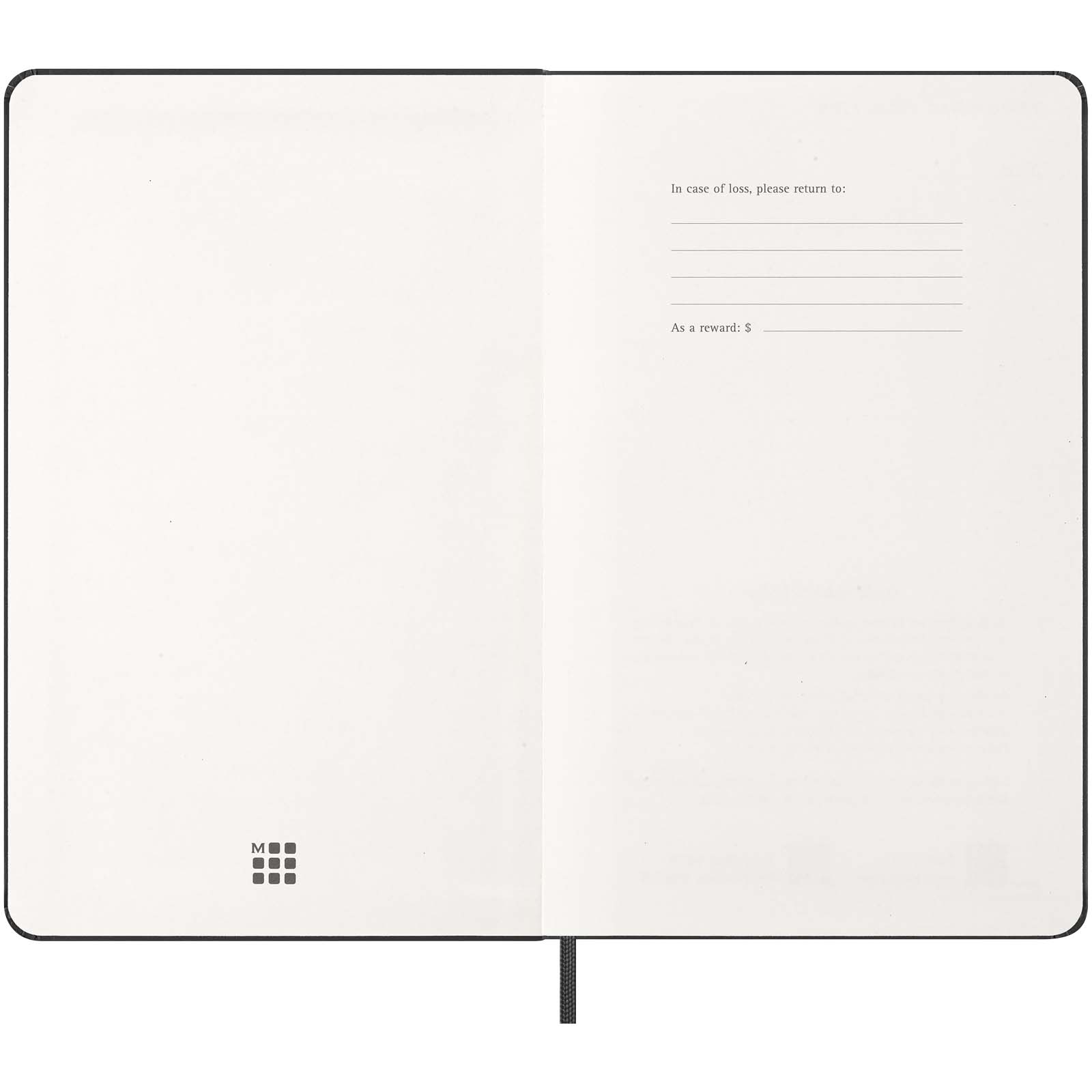 Agenda L vertical 12 mois Moleskine à couverture rigide Agenda L vertical 12 mois Moleskine à couverture rigide – vue 2