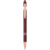 Stylo bille Nanna avec finition or rose (encre bleue)