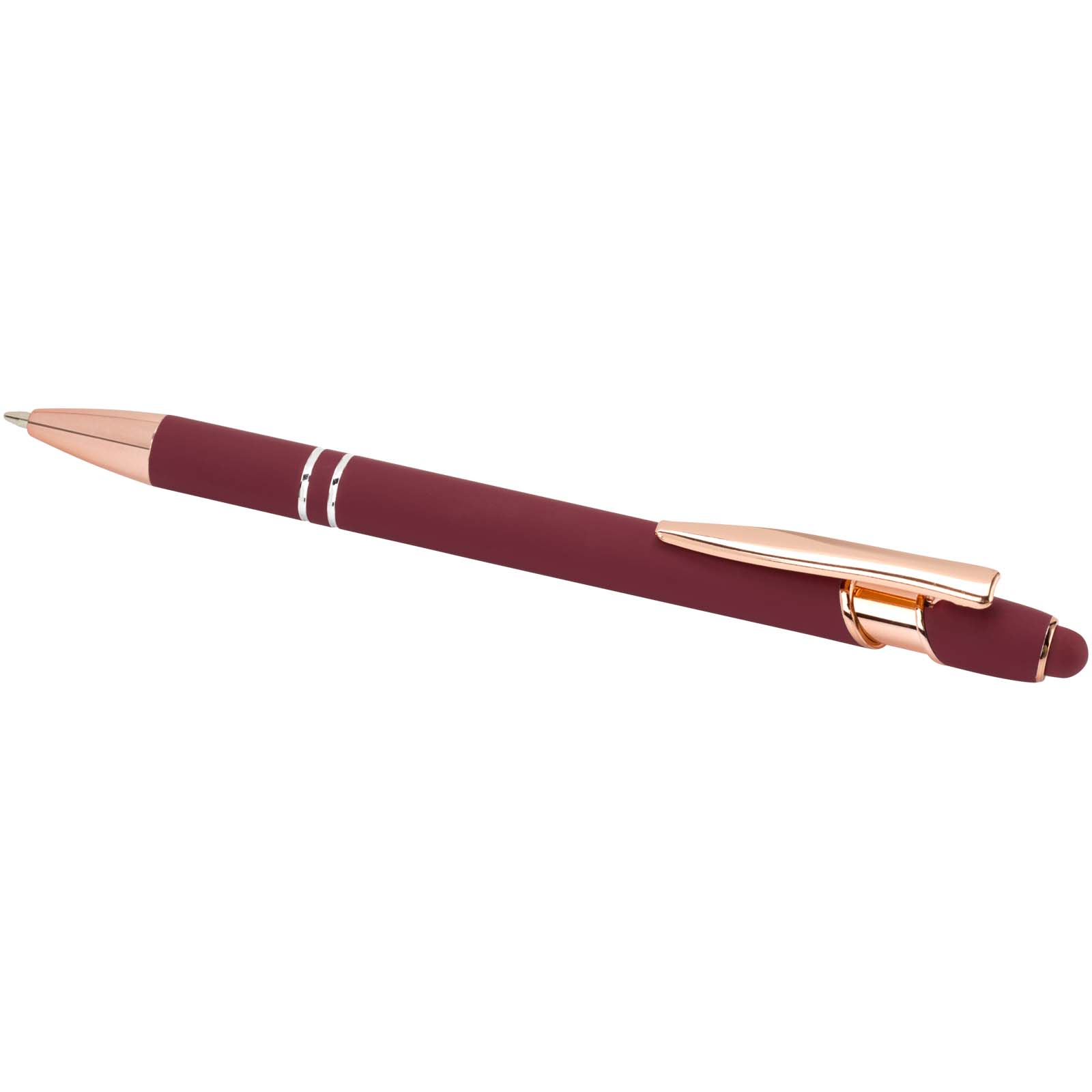 Stylo bille Nanna avec finition or rose (encre bleue) Stylo bille Nanna avec finition or rose (encre bleue) – vue 2