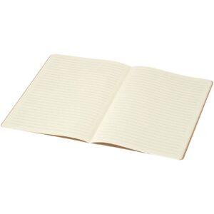 Carnet A5 en kraft avec pages lignées Slyk – vue 2