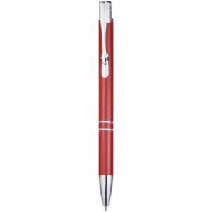 Stylo bille en aluminium recyclé Moneta (encre bleue) – vue 3