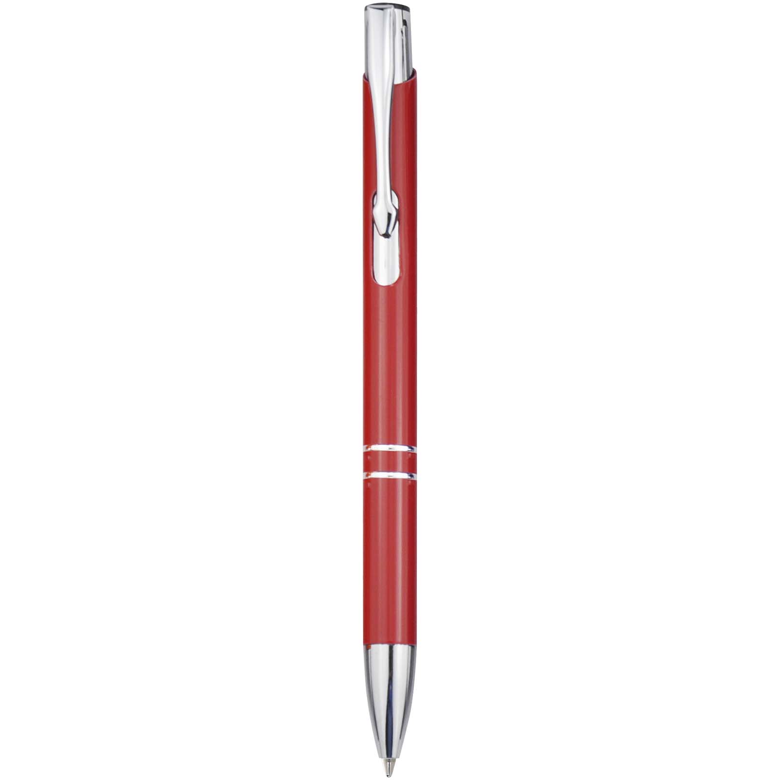 Stylo bille en aluminium recyclé Moneta (encre bleue) Stylo bille en aluminium recyclé Moneta (encre bleue) – vue 3