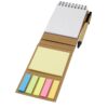 Bloc-notes autocollant avec stylo bille Flipper (encre noire)