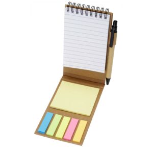 Bloc-notes autocollant avec stylo bille Flipper (encre noire) – vue 2
