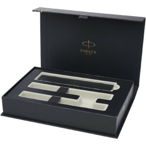 Coffret Parker IM Essentials comprenant un stylo roller et un stylo à bille – noir