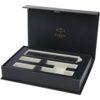 Coffret Parker IM Essentials comprenant un stylo roller et un stylo à bille – argenté