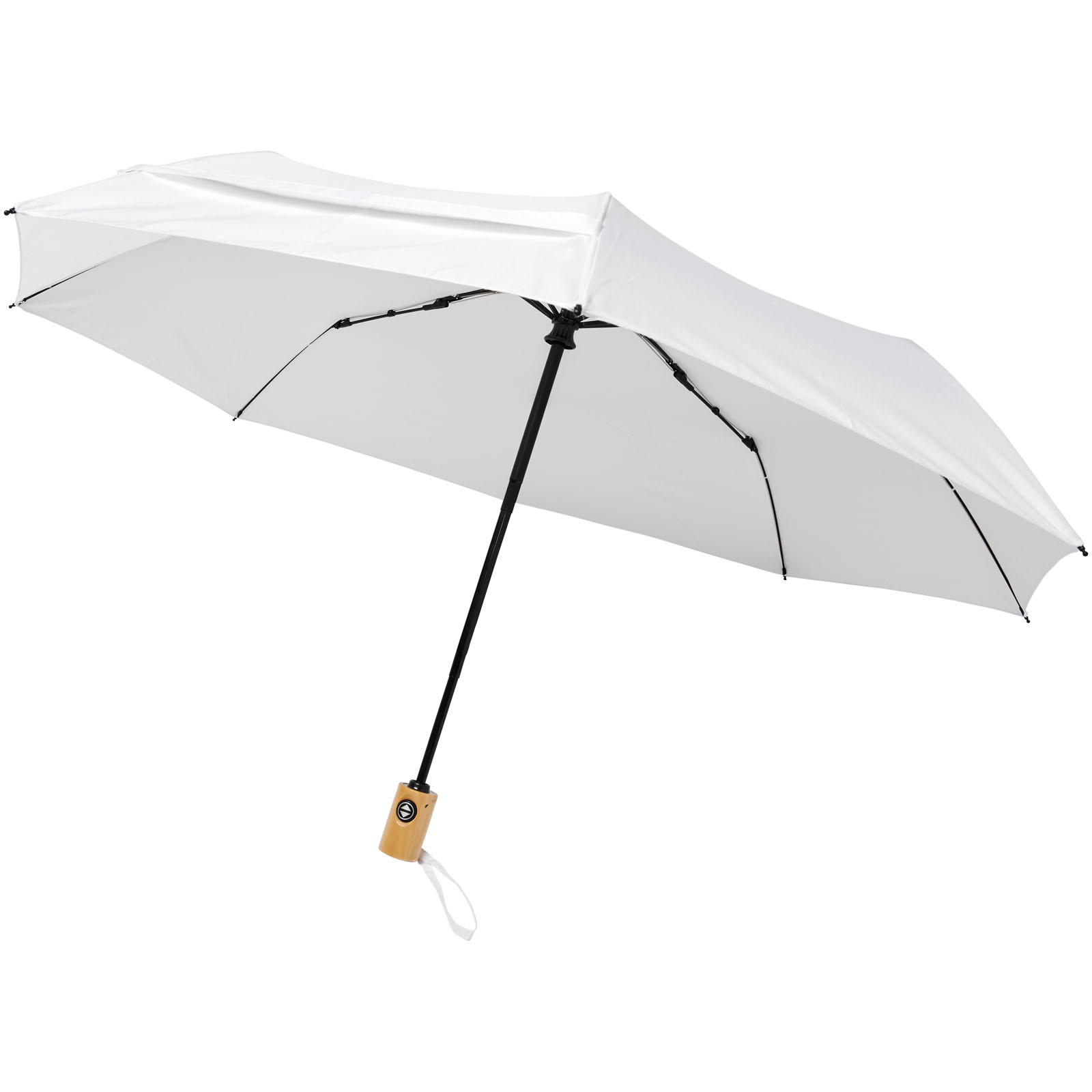 Parapluie en RPET pliable 21″ à ouverture/fermeture automatique Bo Parapluie en RPET pliable 21″ à ouverture/fermeture automatique Bo – vue 3