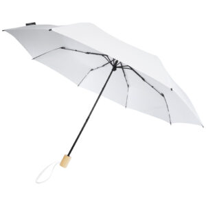 Parapluie 21&Prime; pliable windproof en PET recyclé Birgit