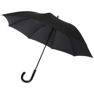 Parapluie Fontana de 23&Prime; à ouverture automatique avec aspect carbone et poignée courbe