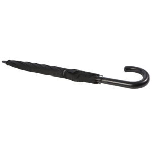 Parapluie Fontana de 23&Prime; à ouverture automatique avec aspect carbone et poignée courbe – vue 2