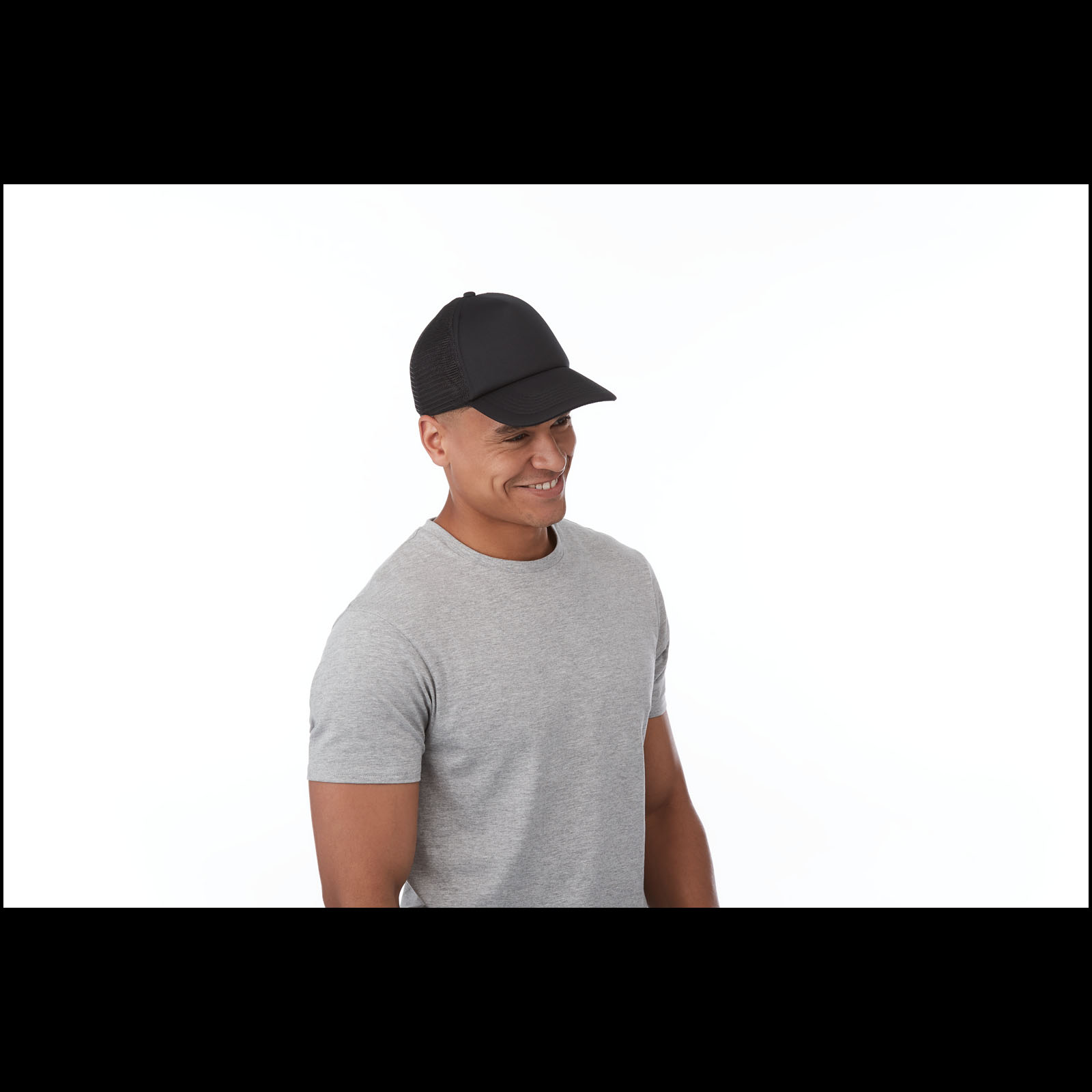 Casquette 5 panneaux de 100 g/m² Trucker Casquette 5 panneaux de 100 g/m² Trucker – vue 2