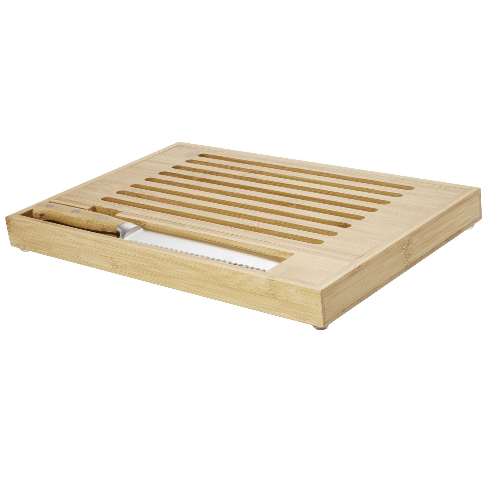 Planche à découper en bambou Pao avec couteau Planche à découper en bambou Pao avec couteau – vue 2