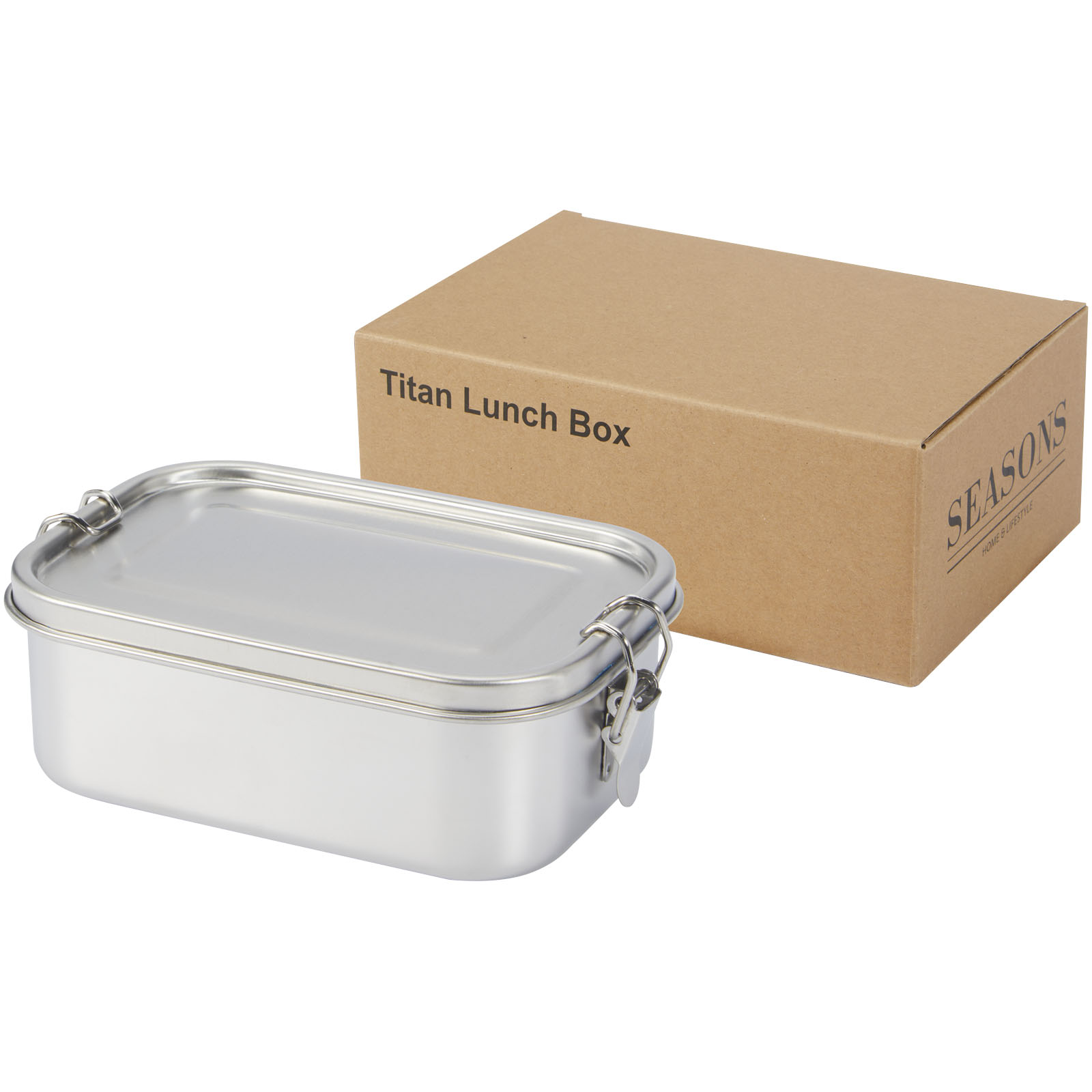 Boîte repas Titan en acier inoxydable recyclé 750 ml Boîte repas Titan en acier inoxydable recyclé 750 ml