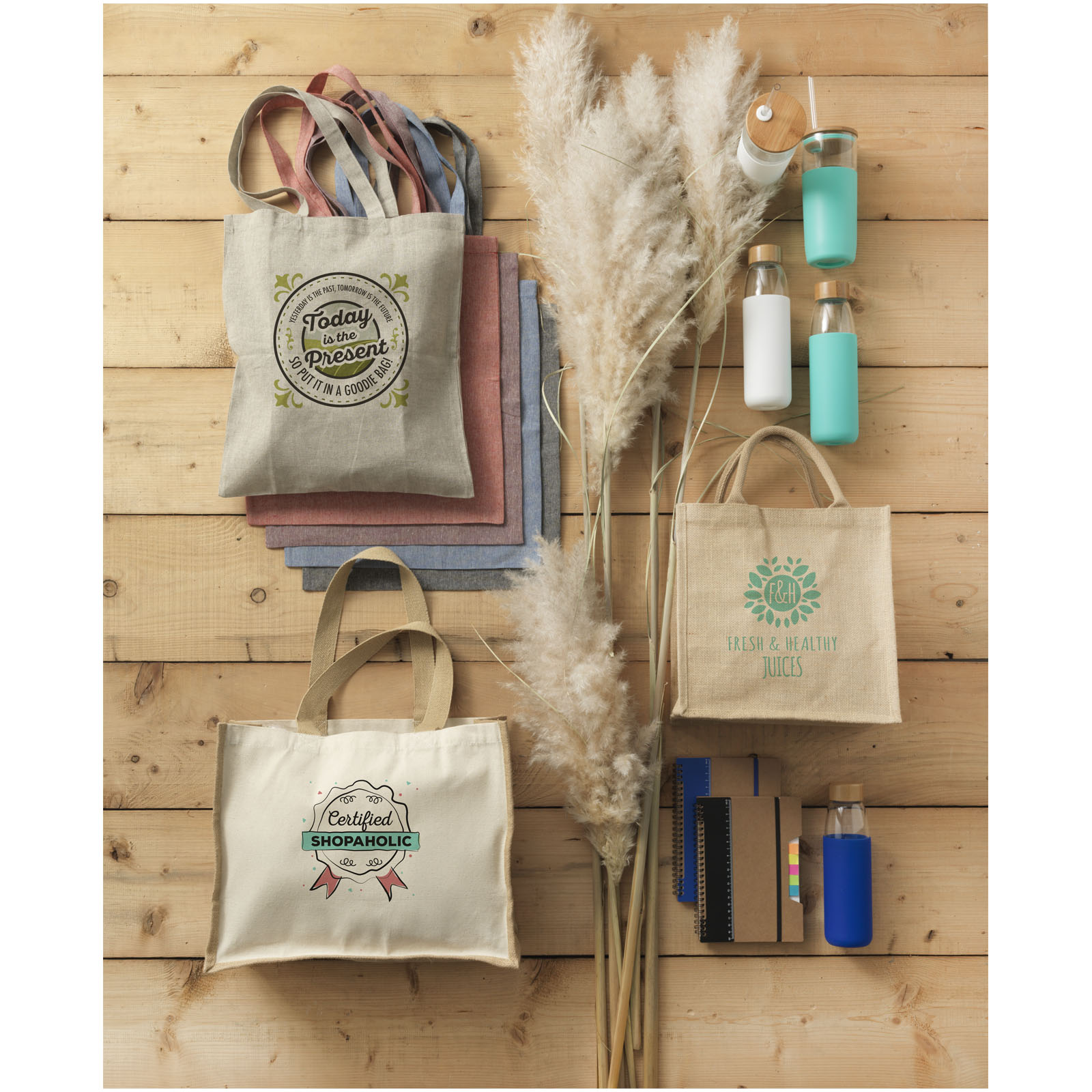 Sac fourre-tout en jute Chennai 16L Sac fourre-tout en jute Chennai 16L – vue 2