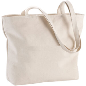 Sac shopping zippé coton 320 g/m² Ningbo 15L – vue 2