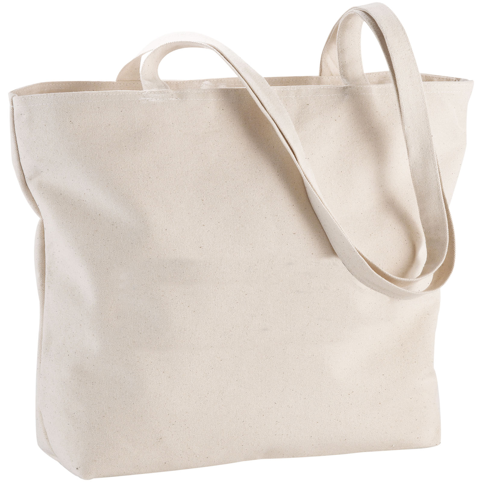 Sac shopping zippé coton 320 g/m² Ningbo 15L Sac shopping zippé coton 320 g/m² Ningbo 15L – vue 2