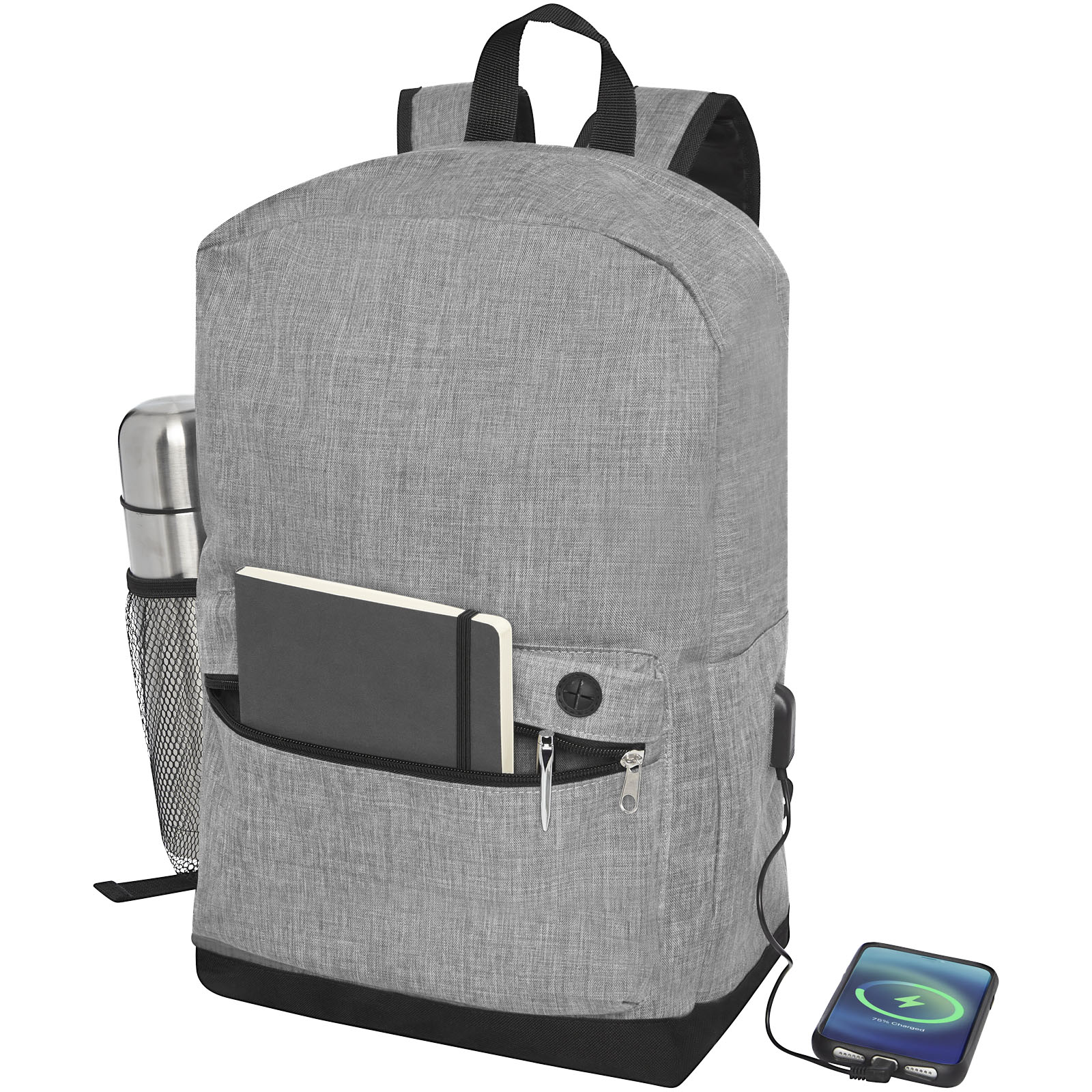 Sac à dos Hoss professionnel pour ordinateur portable de 15,6″ 16L Sac à dos Hoss professionnel pour ordinateur portable de 15,6″ 16L – vue 2