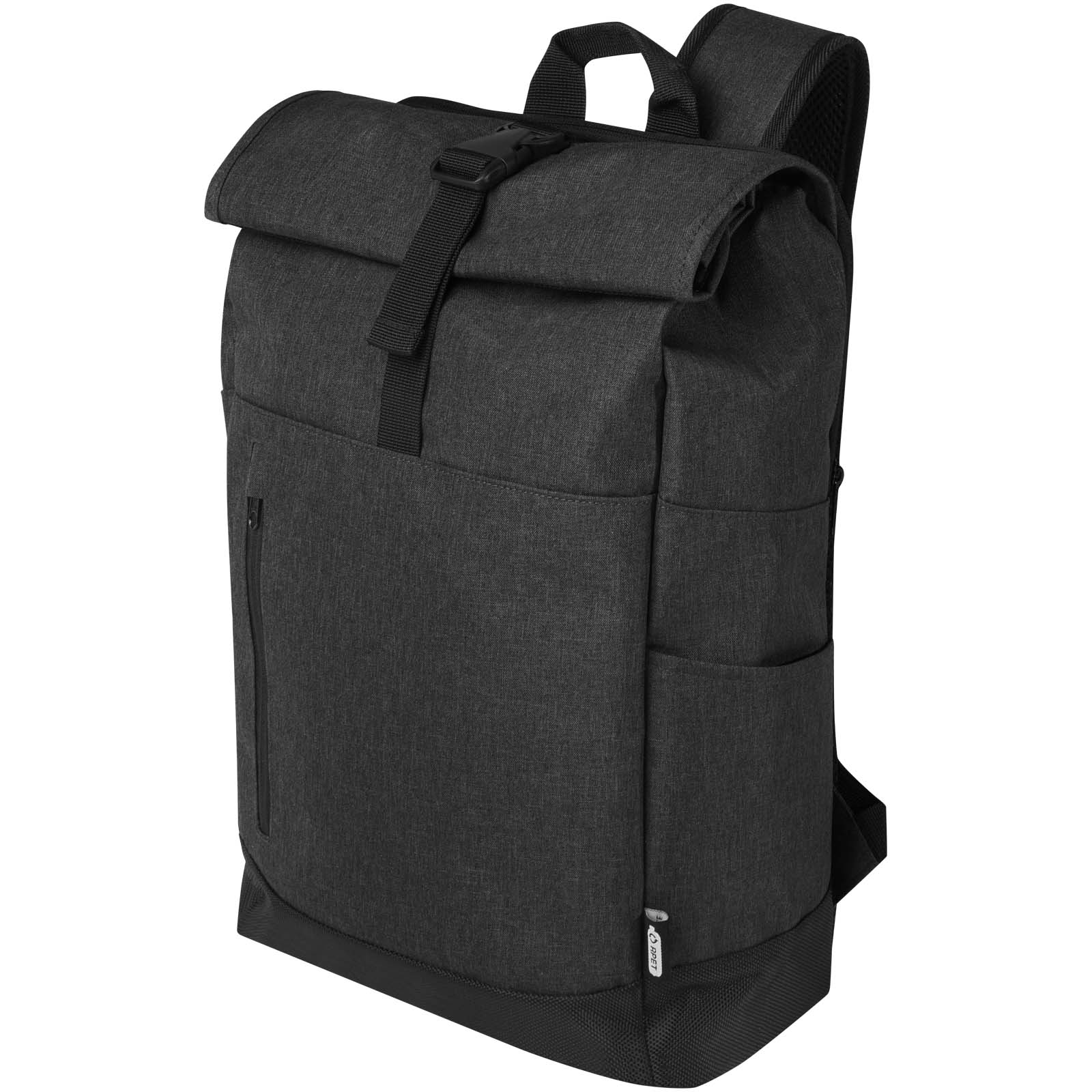 Sac à dos Libra recyclé GRS avec rabat enroulable pour ordinateur portable de 15,6″ 12L Sac à dos Libra recyclé GRS avec rabat enroulable pour ordinateur portable de 15,6″ 12L – vue 4