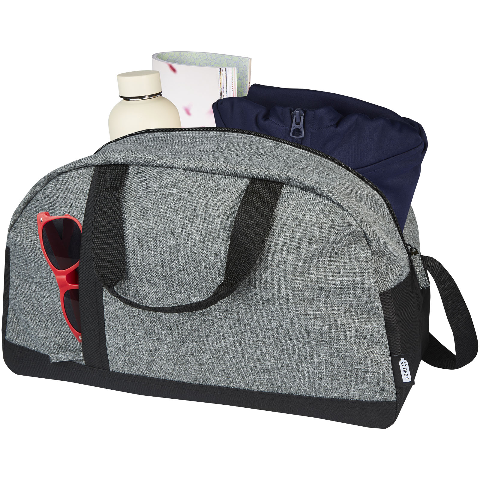Sac de voyage et de sport Reclaim recyclé GRS bicolore de 21 L Sac de voyage et de sport Reclaim recyclé GRS bicolore de 21 L – vue 2