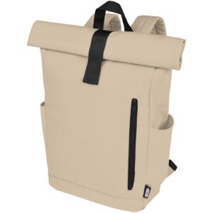 Sac à dos Byron de 18 L en RPET GRS 15,6&Prime; avec dessus enroulable