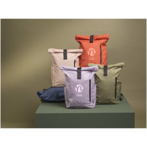 Sac à dos Byron de 18 L en RPET GRS 15,6″ avec dessus enroulable – vue 2