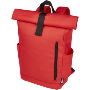 Sac à dos Byron de 18 L en RPET GRS 15,6″ avec dessus enroulable – vue 3