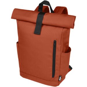 Sac à dos Byron de 18 L en RPET GRS 15,6″ avec dessus enroulable – vue 4