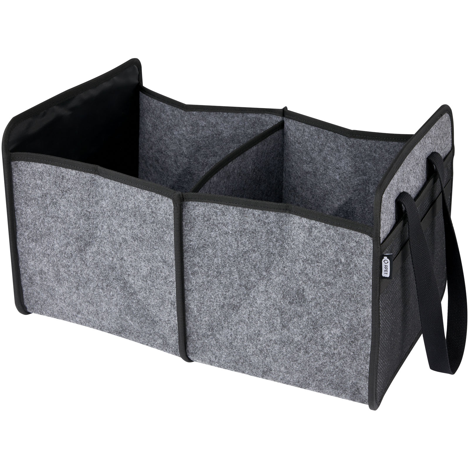 Rangement pliable pour voiture Felta en feutre recyclé certifié GRS Rangement pliable pour voiture Felta en feutre recyclé certifié GRS