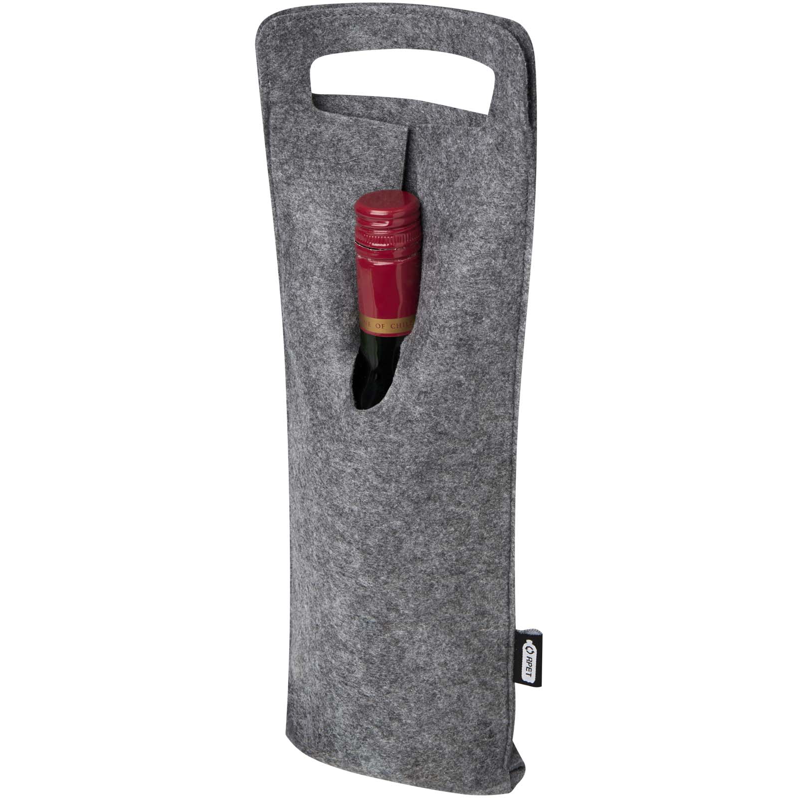 Sac à vin Felta de 75 cl en feutrine recyclée certifié GRS Sac à vin Felta de 75 cl en feutrine recyclée certifié GRS