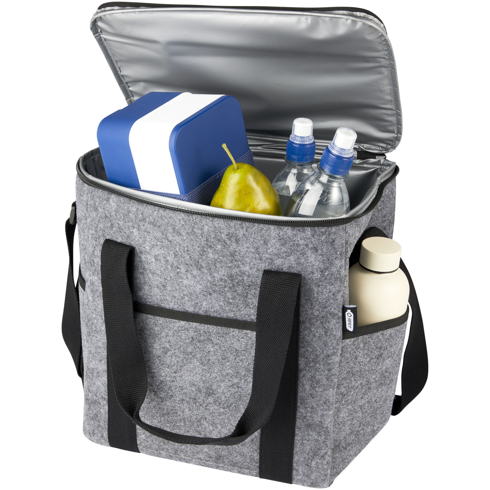 Sac isotherme Felta pour boissons en feutrine recyclée GRS de 21 L Sac isotherme Felta pour boissons en feutrine recyclée GRS de 21 L – vue 2