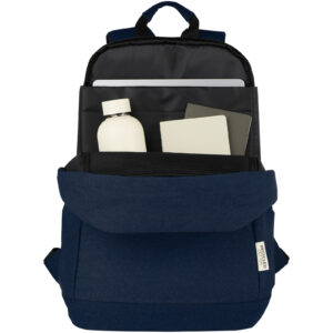 Sac à dos anti-vol pour ordinateur portable Joey de 18 L en toile recyclée GRS 15,6 pouces – vue 2