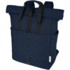 Sac à dos pour ordinateur portable Joey de 15 L en toile recyclée GRS 15 pouces avec dessus enroulable