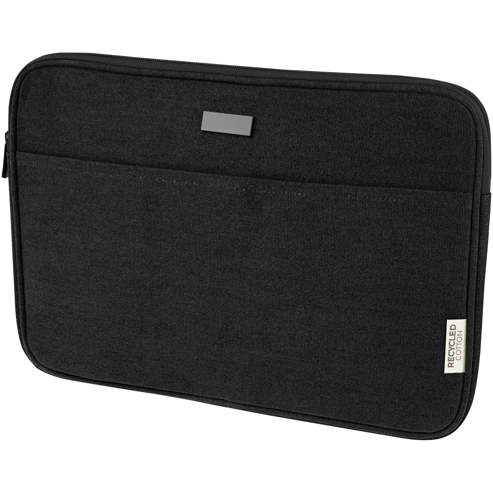 Housse pour ordinateur portable Joey de 2 L en toile recyclée GRS 14 pouces Housse pour ordinateur portable Joey de 2 L en toile recyclée GRS 14 pouces – vue 3