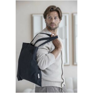 Sac shopping Madras en coton certifié GRS de 140 g/m2 de 7 L – vue 2