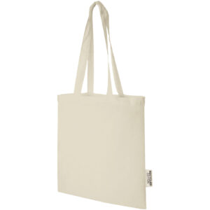 Sac shopping Madras en coton certifié GRS de 140 g/m2 de 7 L – vue 3