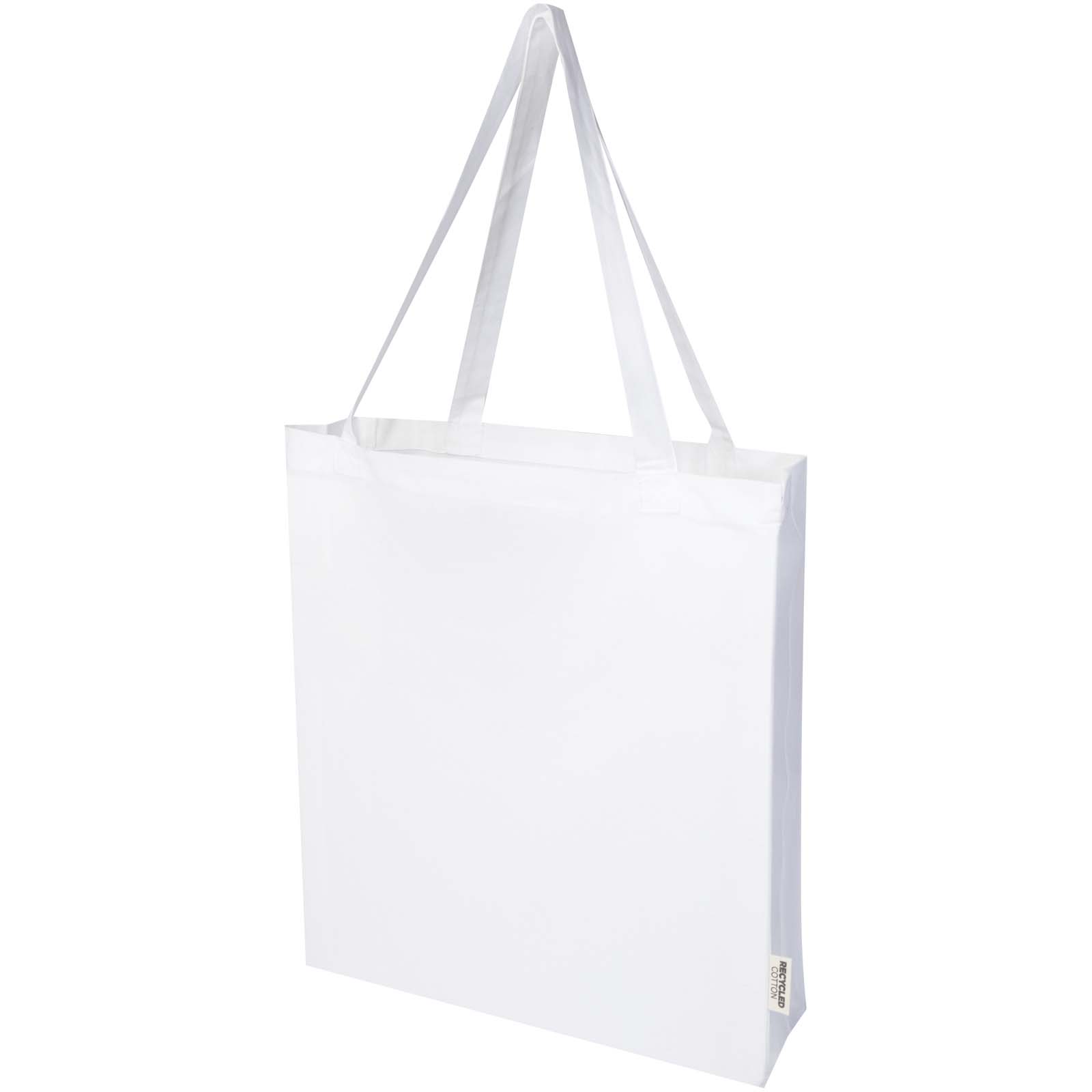 Sac shopping à soufflets Madras en coton recyclé 140 g/m² certifié GRS 12L Sac shopping à soufflets Madras en coton recyclé 140 g/m² certifié GRS 12L