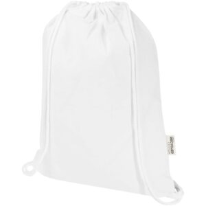 Sac de 5 L avec cordon Oregon Blend en coton recyclé 140 g/m² certifié GRS