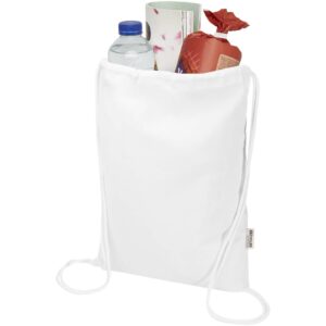 Sac de 5 L avec cordon Oregon Blend en coton recyclé 140 g/m² certifié GRS – vue 2