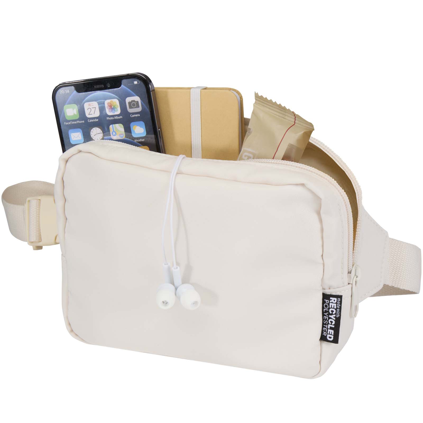 Sac bandoulière de voyage Trip Aware™ de 1 L en matériaux recyclés Sac bandoulière de voyage Trip Aware™ de 1 L en matériaux recyclés – vue 2