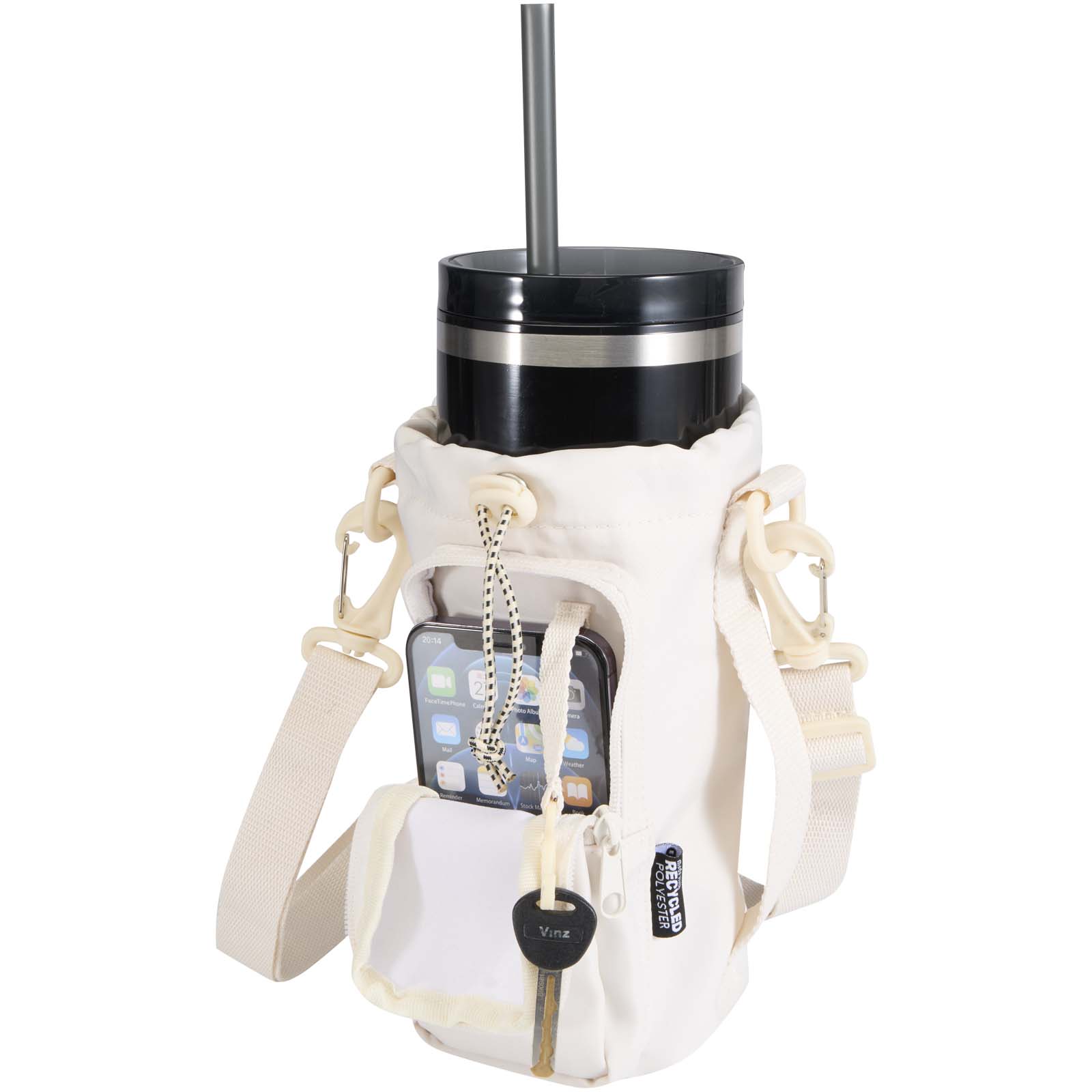 Sac porte-bouteille Trip Aware™ de 2 L en matériaux recyclés Sac porte-bouteille Trip Aware™ de 2 L en matériaux recyclés