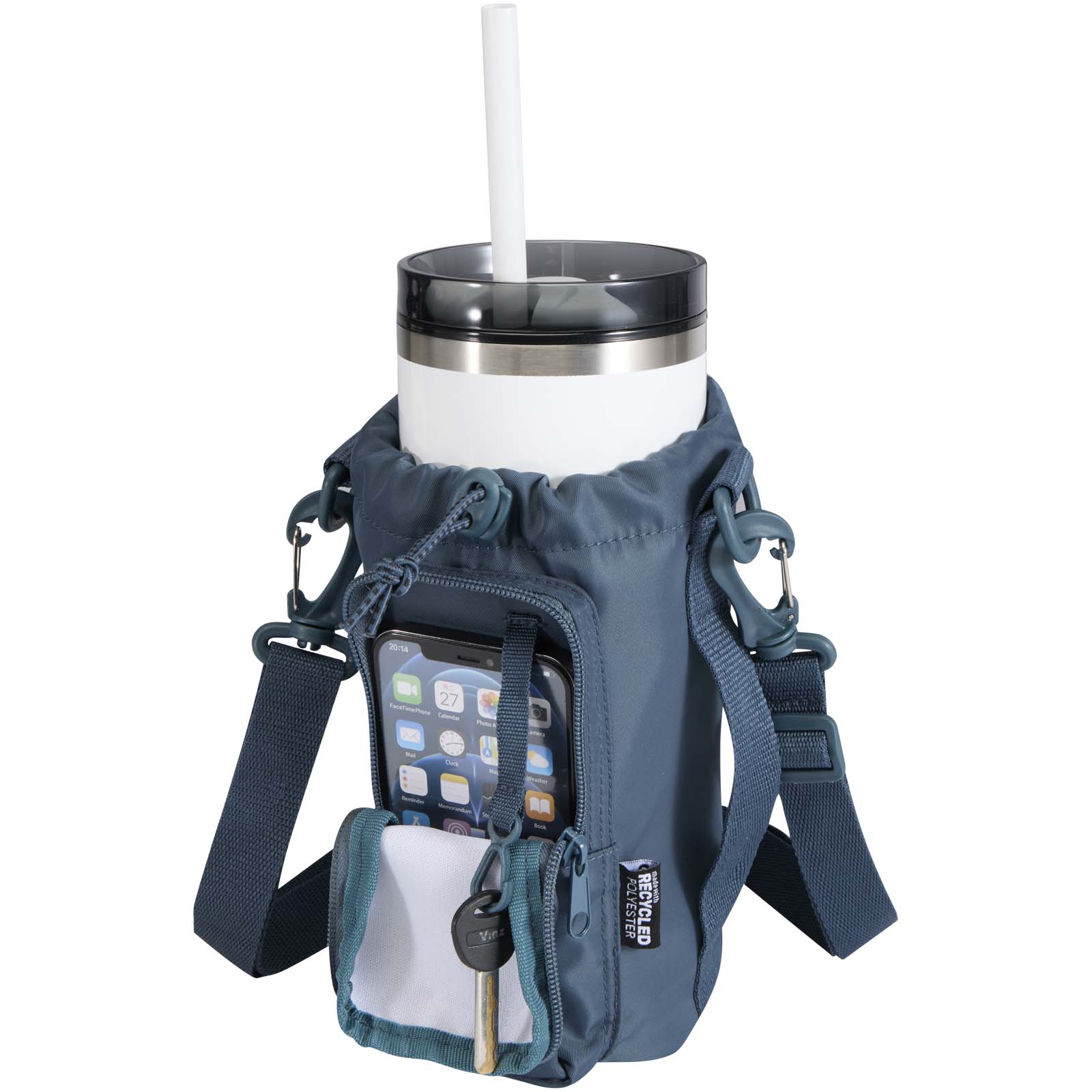 Sac porte-bouteille Trip Aware™ de 2 L en matériaux recyclés Sac porte-bouteille Trip Aware™ de 2 L en matériaux recyclés – vue 3