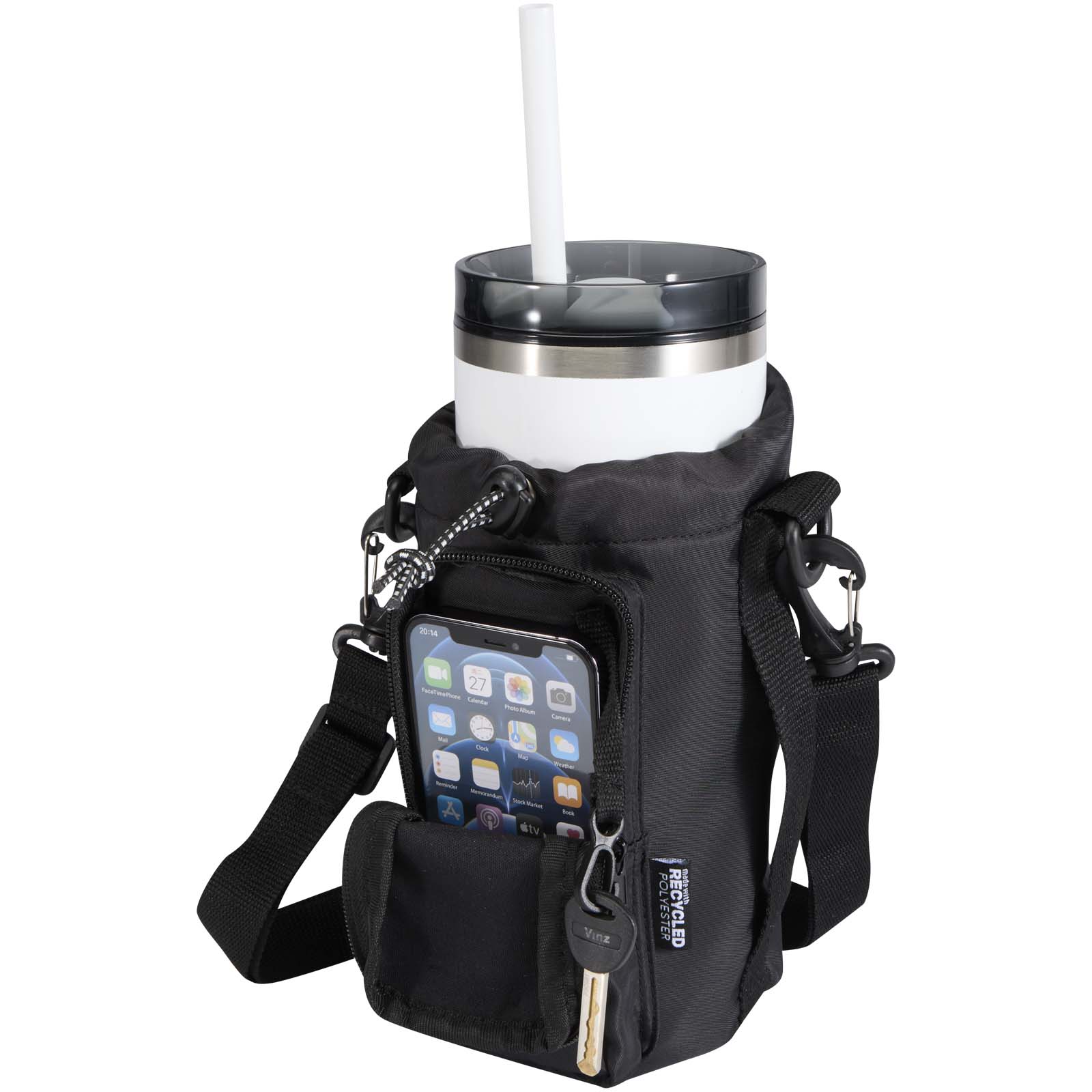 Sac porte-bouteille Trip Aware™ de 2 L en matériaux recyclés Sac porte-bouteille Trip Aware™ de 2 L en matériaux recyclés – vue 4