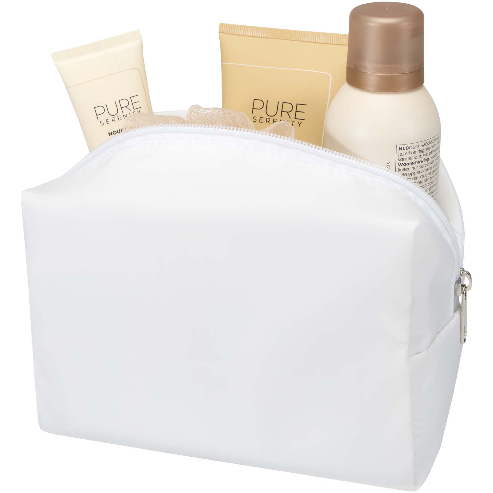 Trousse de toilette Muse en RPET certifiée GRS Trousse de toilette Muse en RPET certifiée GRS – vue 2