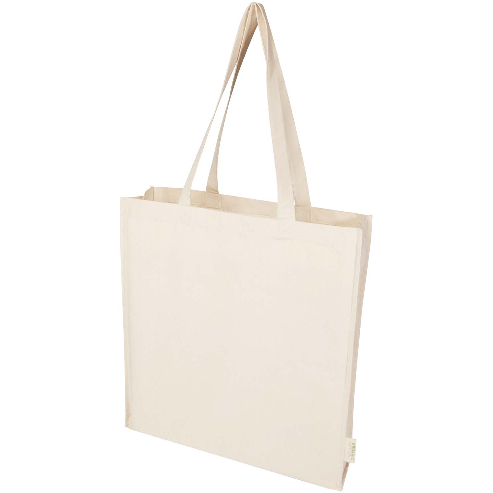 Sac shopping à soufflets Odisha bio OCS 180 g/m2 de 14 L Sac shopping à soufflets Odisha bio OCS 180 g/m2 de 14 L – vue 2
