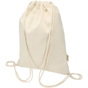 Sac Peru Blend de 5 L avec cordon en coton recyclé 180 g/m2 certifié GRS – vue 3